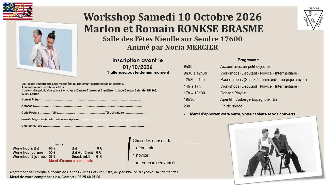 Workshop samedi 10 octobre 2026